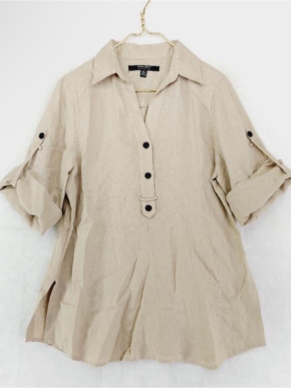 Coupe Linen Blouse Medium Lagenlook